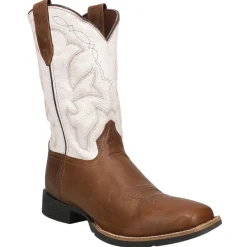 Monterey Embroidered Square Toe Cowboy Boots