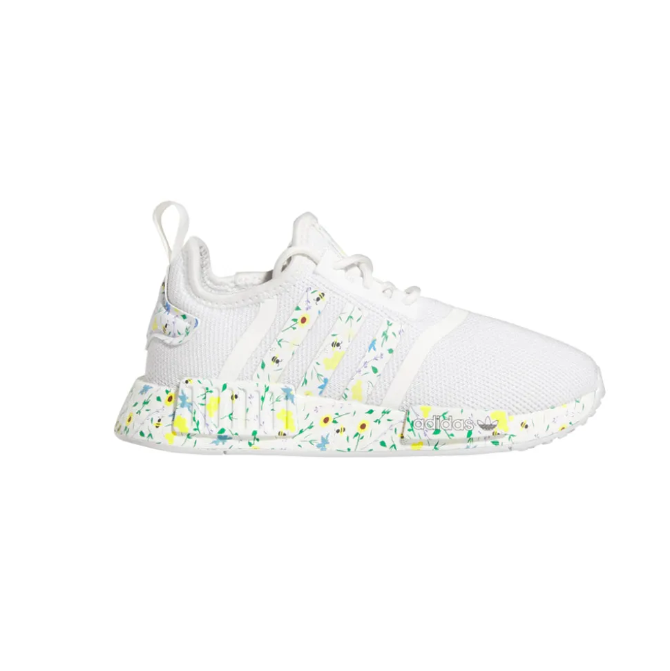 NMD R1 Floral Lace Up Sneakers (Little Kid-Big Kid)