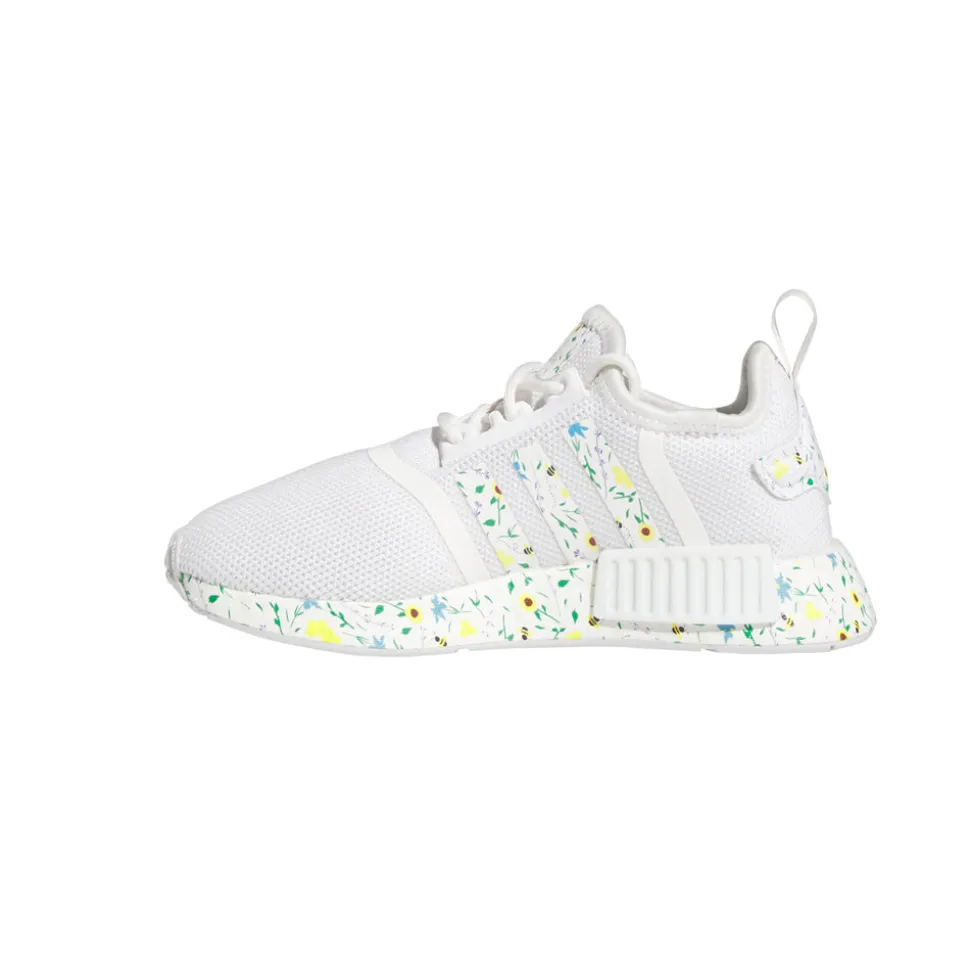 NMD R1 Floral Lace Up Sneakers (Little Kid-Big Kid)