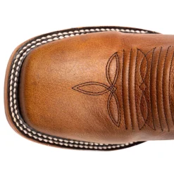 Patriot Embroidered Square Toe Cowboy Boots