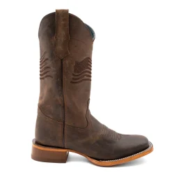 Patriot Embroidered Square Toe Cowboy Boots