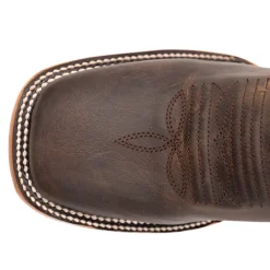 Patriot Embroidered Square Toe Cowboy Boots