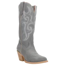 Quinn Embroidered Snip Toe Pull On Cowboy Boots