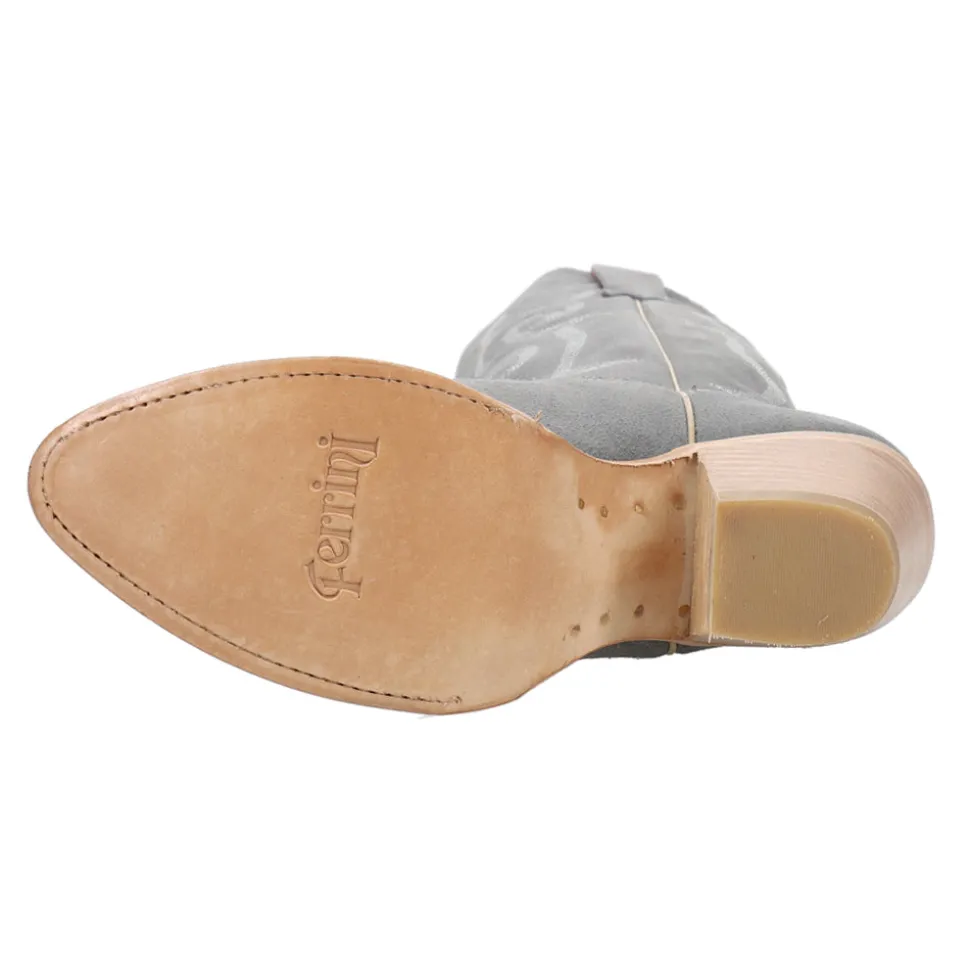 Quinn Embroidered Snip Toe Pull On Cowboy Boots