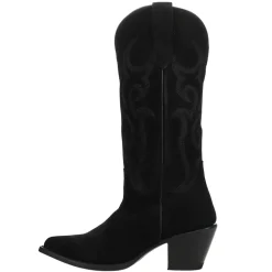 Quinn Embroidered Snip Toe Pull On Cowboy Boots