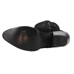 Quinn Embroidered Snip Toe Pull On Cowboy Boots