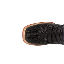 Rancher Caiman Print Square Toe Cowboy Boots