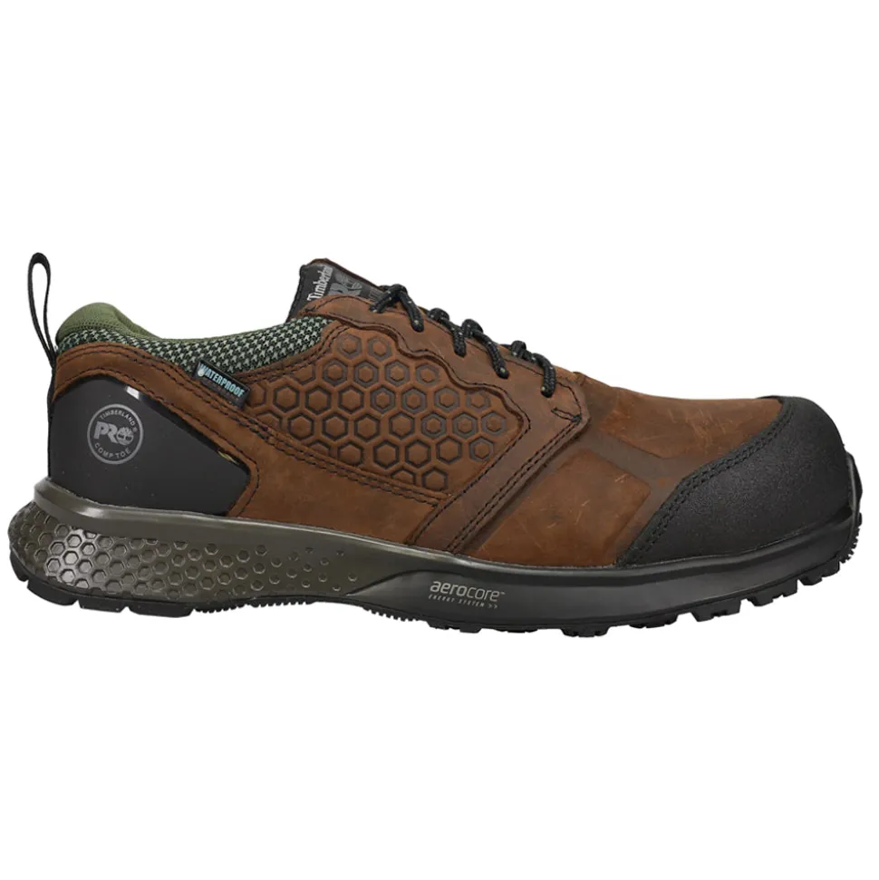 Reaxion Waterproof Composite Toe Work Shoes