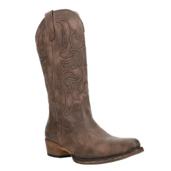 Riley Cord Snip Toe Cowboy Boots