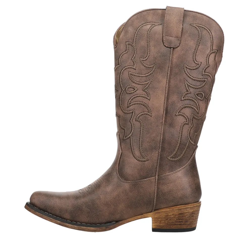 Riley Cord Snip Toe Cowboy Boots