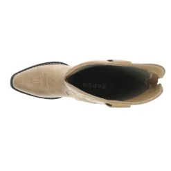 Riley Embroidered Snip Toe Pull On Cowboy Boots