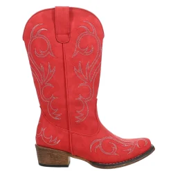 Riley Embroidered Snip Toe Cowboy Boots