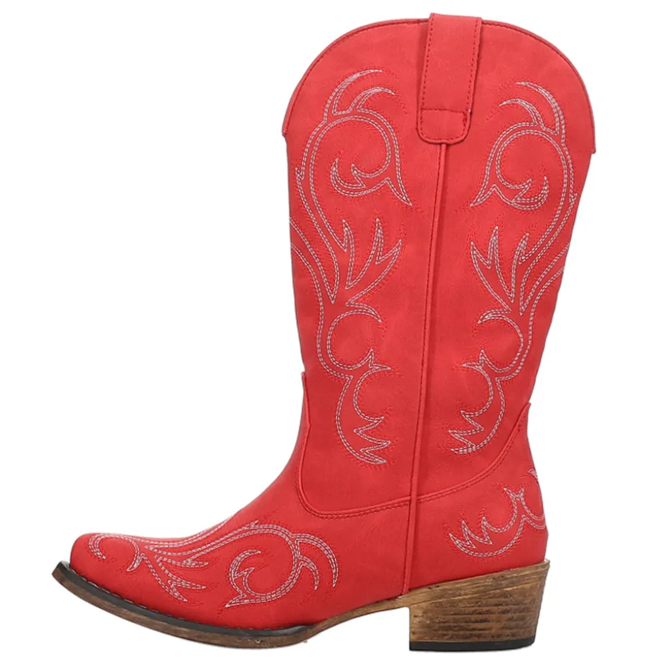 Riley Embroidered Snip Toe Cowboy Boots