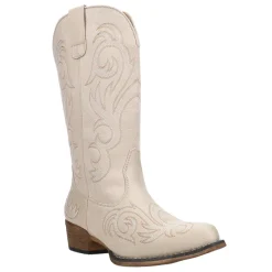 Riley Embroidered Snip Toe Cowboy Boots