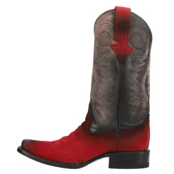 Roughrider Embroidered Narrow Square Toe Cowboy Boots