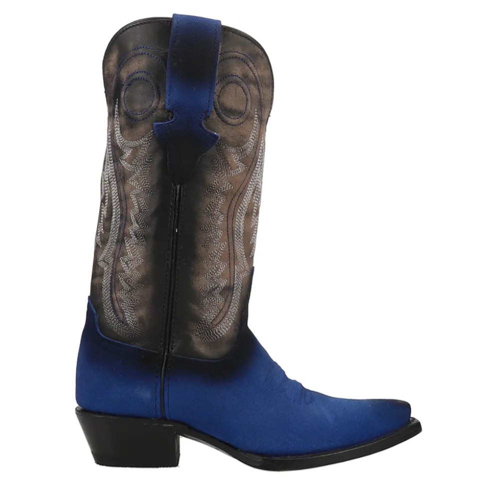 Roughrider Embroidered Snip Toe Cowboy Boots