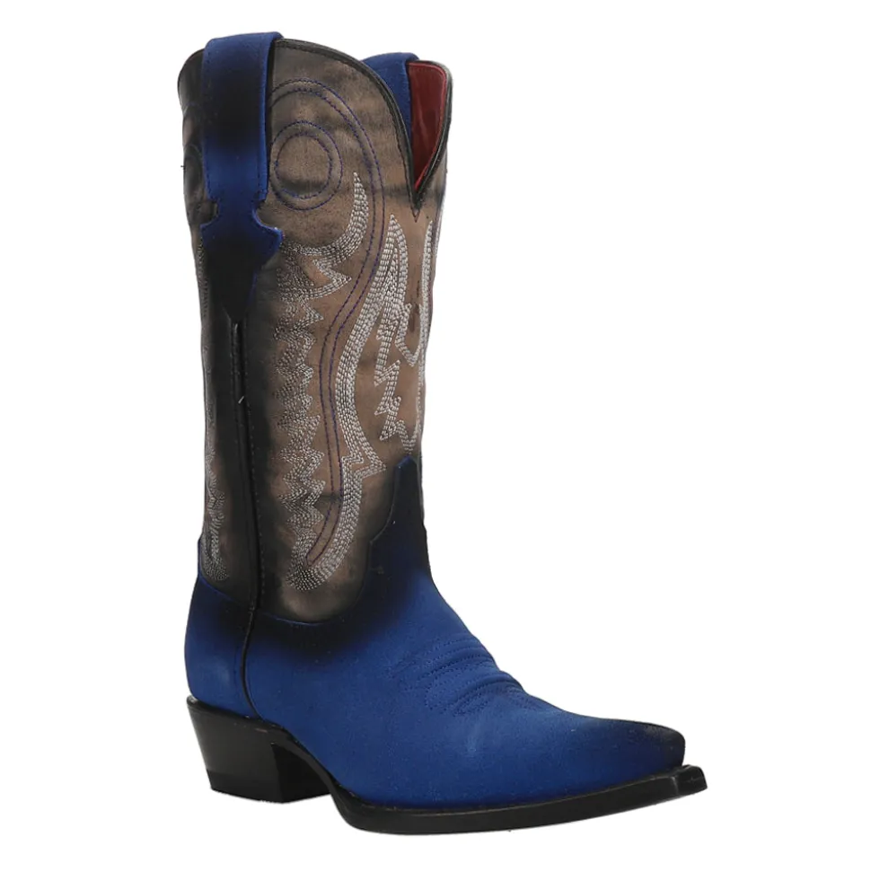 Roughrider Embroidered Snip Toe Cowboy Boots