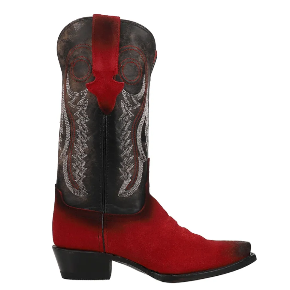 Roughrider Embroidered Snip Toe Cowboy Boots