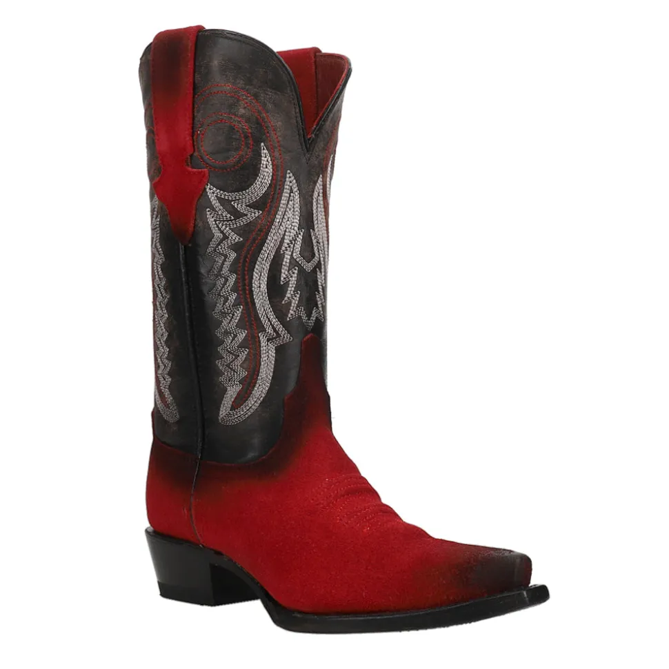 Roughrider Embroidered Snip Toe Cowboy Boots