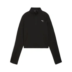 Run Cloudspun Mock Neck Long Sleeve Quarter Zip Pullover Top