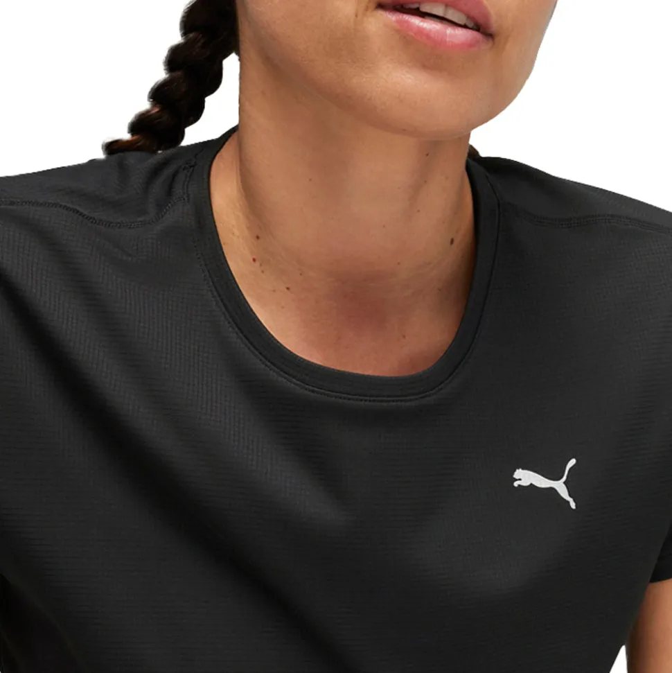 Run Favorite Logo Crew Neck Short Sleeve Athletic T-Shirt