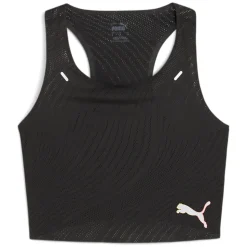 Run Ultraspun Cropped Scoop Neck Athletic Tank Top