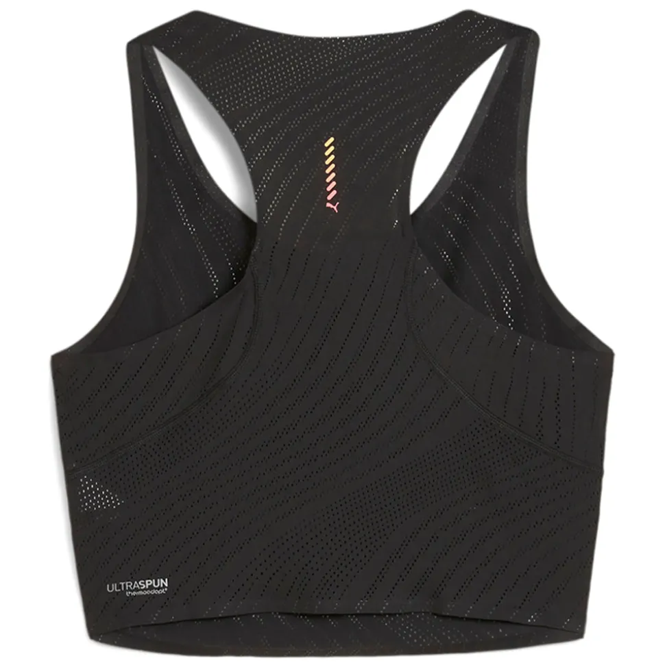 Run Ultraspun Cropped Scoop Neck Athletic Tank Top