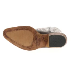 Ryder Embroidered Snip Toe Pull On Cowboy Boots