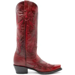 Scarlett Embroidered Snip Toe Cowboy Boots