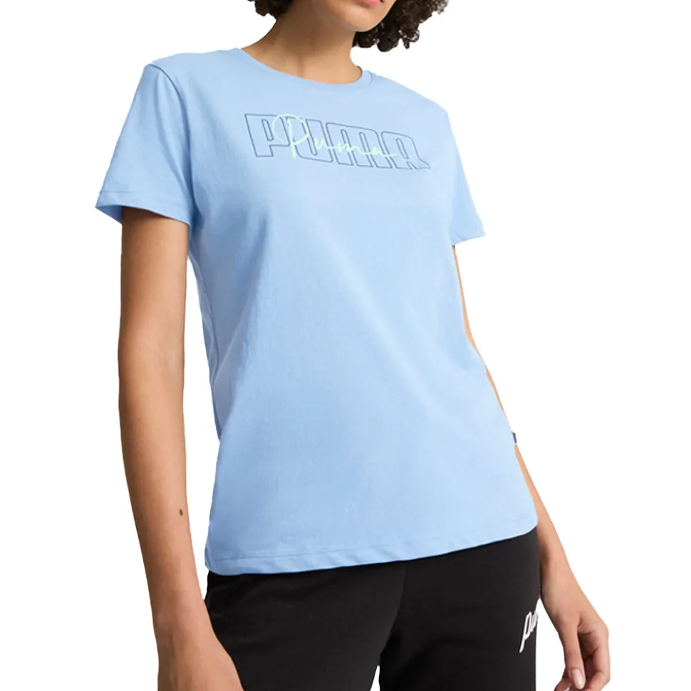 Script Logo Crew Neck Short Sleeve T-Shirt