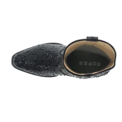 Shay Jewells Rhinestone Snip Toe Pull On Cowboy Booties