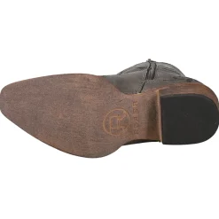 Short Stuff Embroidery Round Toe Roper Booties