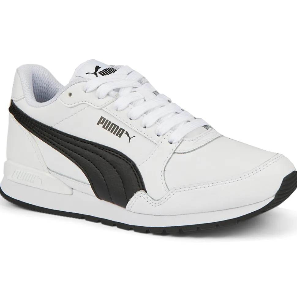 ST Runner v3 Leather Lace Up Sneakers (Big Kid)