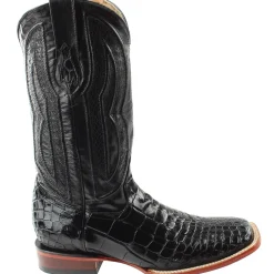 Stallion American Alligator Broad Square Toe Cowboy Boots