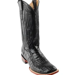 Stallion American Alligator Broad Square Toe Cowboy Boots