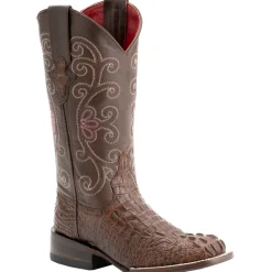 Stampede Croco Print Square Toe Cowboy Boots