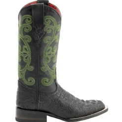 Stampede Croco Print Square Toe Cowboy Boots