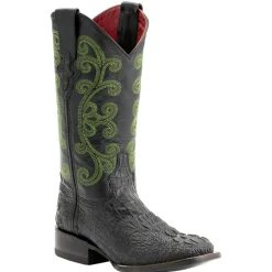 Stampede Croco Print Square Toe Cowboy Boots