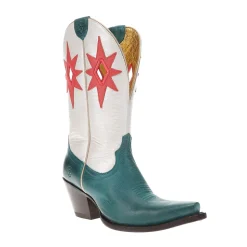 Starlight Cut-Outs Embroidered Snip Toe Cowboy Boots