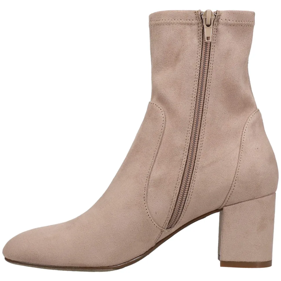 Stevy Round Toe Zippered Boots