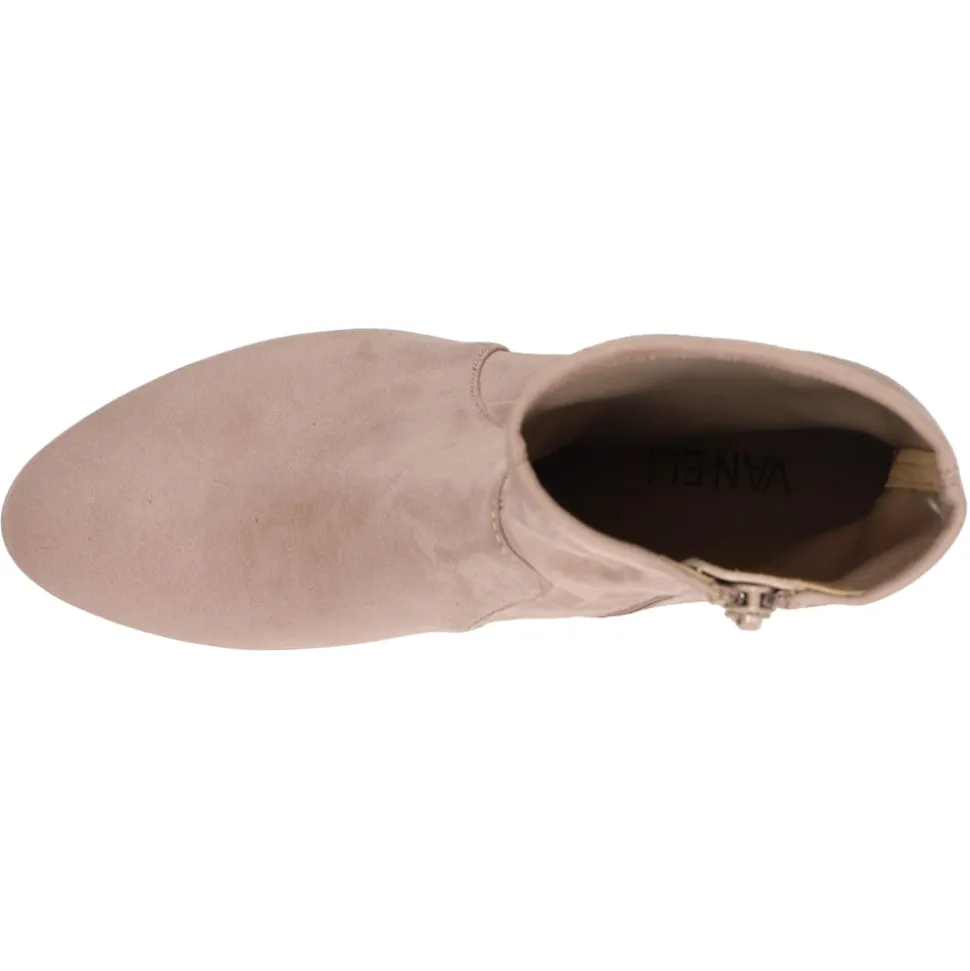 Stevy Round Toe Zippered Boots