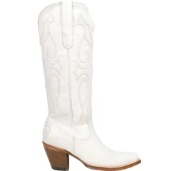 Stitch Pattern Embroidered Snip Toe Cowboy Boots