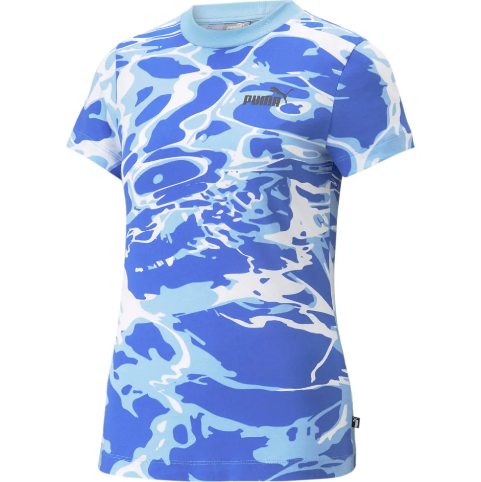 Summer Splash Graphic Crew Neck Short Sleeve T-Shirt