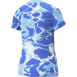 Summer Splash Graphic Crew Neck Short Sleeve T-Shirt