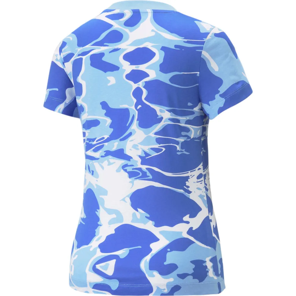 Summer Splash Graphic Crew Neck Short Sleeve T-Shirt