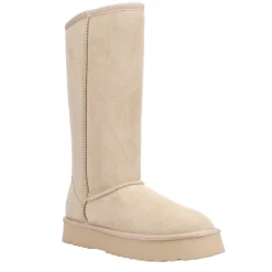 Sun Valley Round Toe Pull On Platform Boots