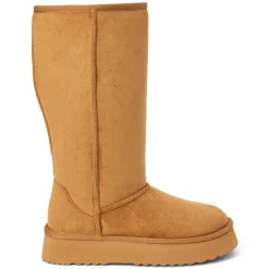 Sun Valley Round Toe Pull On Platform Boots
