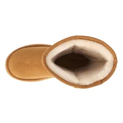Sun Valley Round Toe Pull On Platform Boots