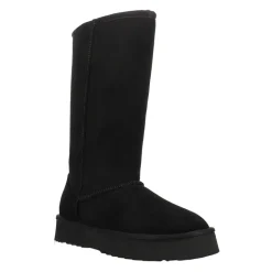 Sun Valley Round Toe Pull On Platform Boots
