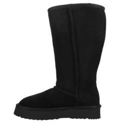 Sun Valley Round Toe Pull On Platform Boots